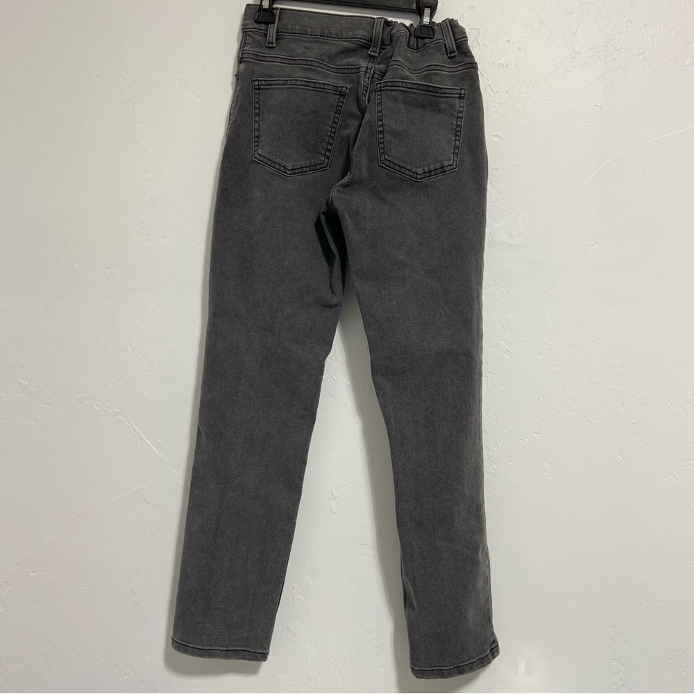ThereAbouts Gray Boys Jeans Slim Taper Size 12 Stretchy - Picture 3 of 6